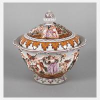 Rudolstadt Deckeldose im Capodimonte-Stil111