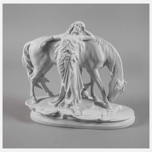 Scheibe-Alsbach Orientalin mit Pferd