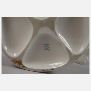 Thüringen Schale mit Papagei