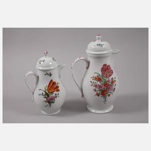 Thüringen zwei Kannen und Paar Schälchen