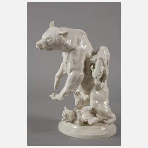 Volkstedt "Bärin mit Jungen"