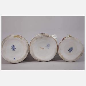 Volkstedt drei Rokokofiguren