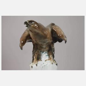 Volkstedt-Rudolstedt „Bussard auf Felsen“