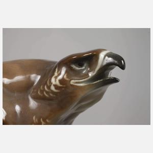 Volkstedt-Rudolstedt „Bussard auf Felsen“