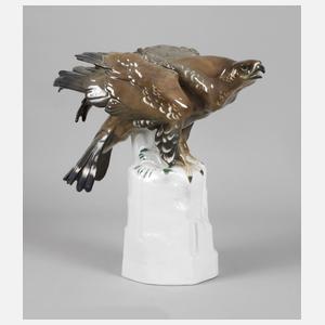 Volkstedt-Rudolstedt „Bussard auf Felsen“