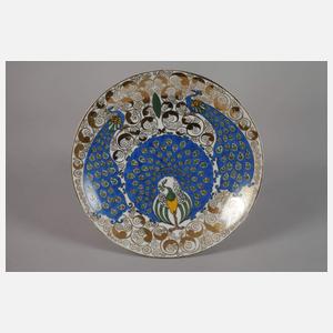 Zaunmayr Fußschale Vogeldekor