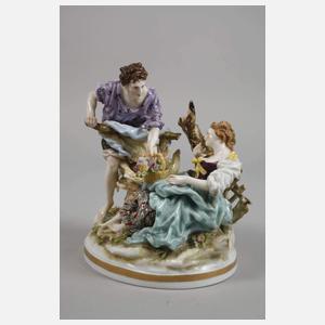 Galantes Gärtnerpaar