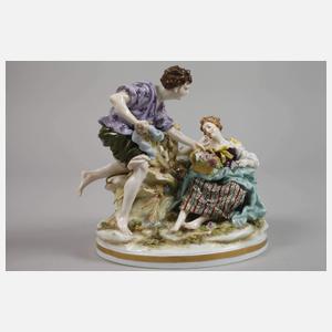 Galantes Gärtnerpaar