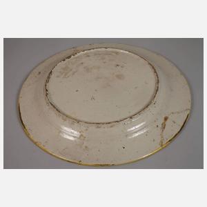 Große Fayenceplatte Willem Jansz Verstraeten attr.