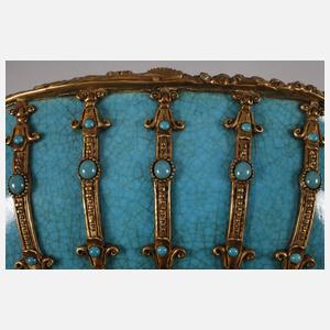 Große Prunkschale mit Bronzemontierung