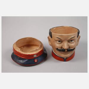 Figürlicher Tabaktopf