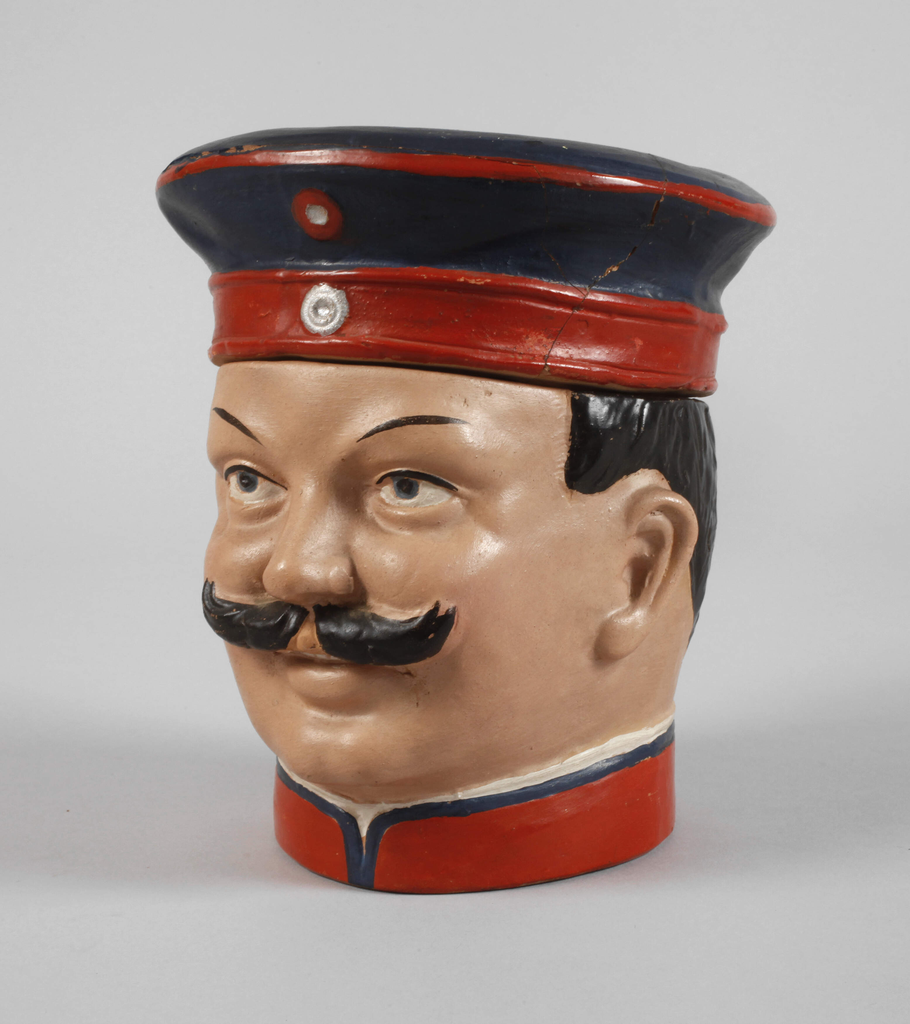 Figürlicher Tabaktopf