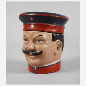 Figürlicher Tabaktopf