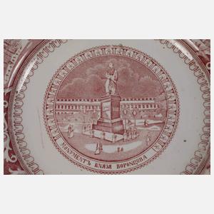 Russland Ansichtenteller Fürst Woronzow