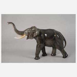 Keramos Wien schreitender Elefant