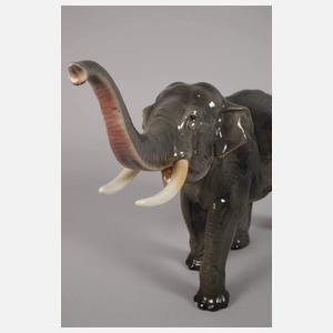 Keramos Wien schreitender Elefant