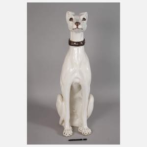 Lebensgroßer Windhund