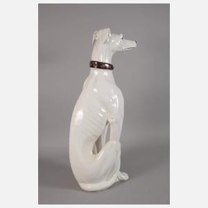 Lebensgroßer Windhund