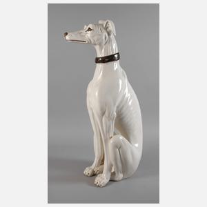 Lebensgroßer Windhund