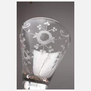 Drei barocke Likörgläser