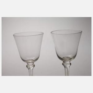 Drei barocke Likörgläser