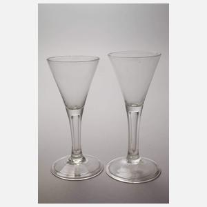 Drei barocke Trinkgläser