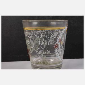 Zunftbecher eines Schneiders