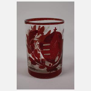 Fünf Biedermeiergläser