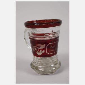 Fünf Biedermeiergläser