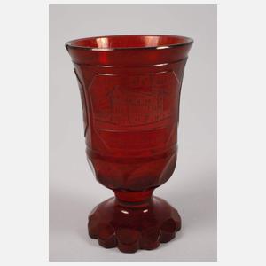 Fünf Biedermeiergläser