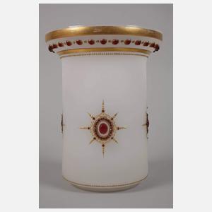 Biedermeiervase Alabasterglas