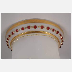 Biedermeiervase Alabasterglas