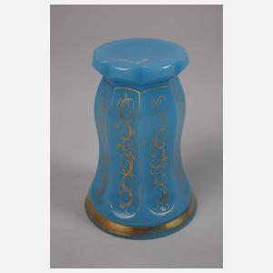 Biedermeierbecher Alabasterglas