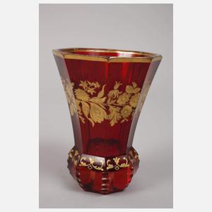 Drei Bechergläser Biedermeier