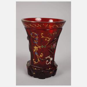 Drei Bechergläser Biedermeier