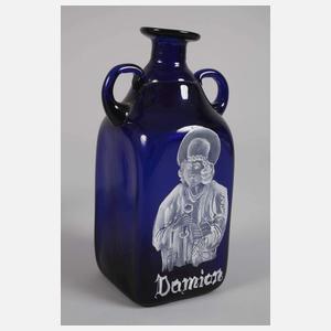 Zwei Arzneigefäße mit Kosmas und Damian