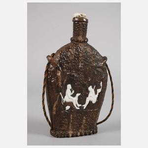 Jagdliche Schnapsflasche