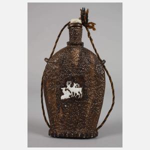 Jagdliche Schnapsflasche