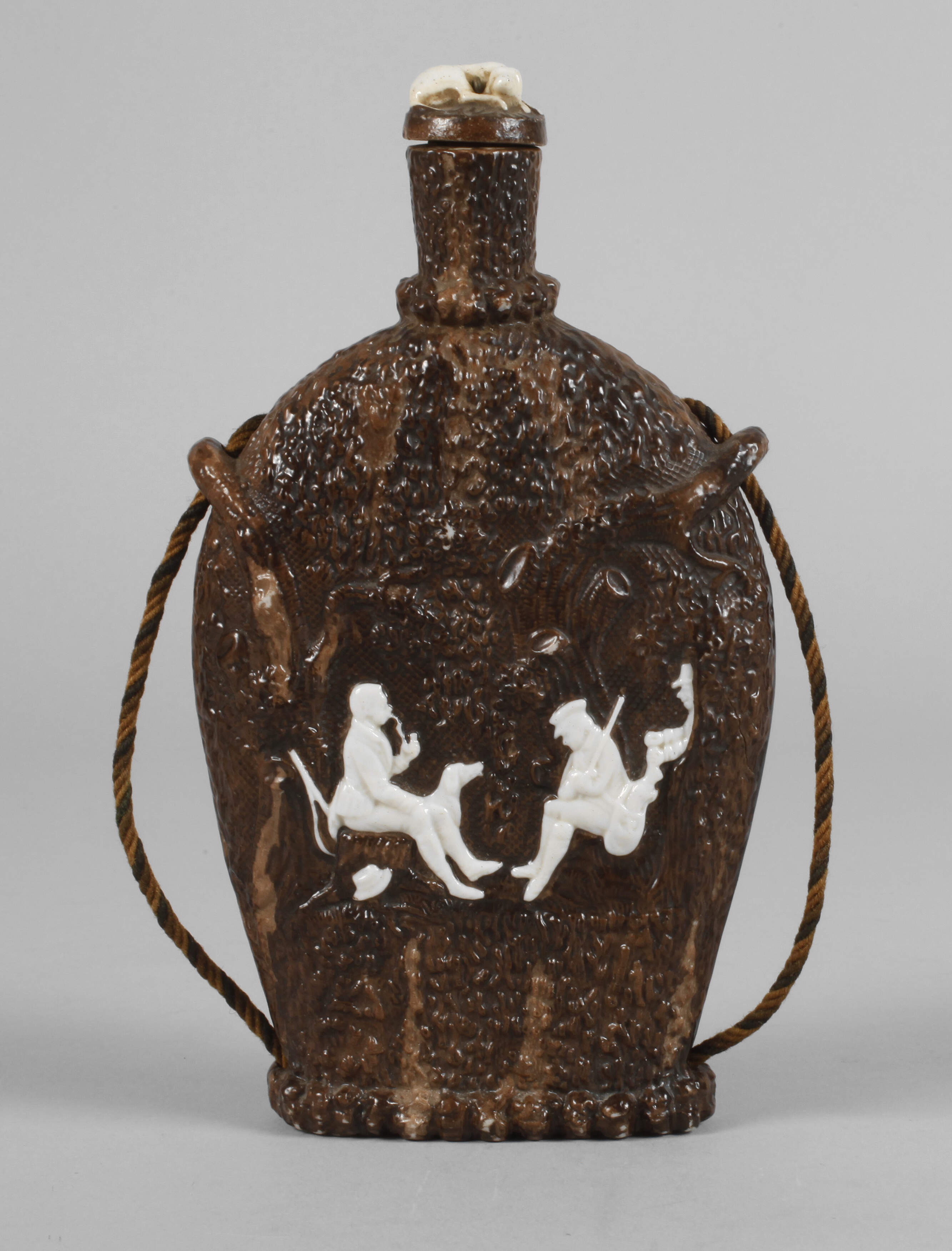 Jagdliche Schnapsflasche