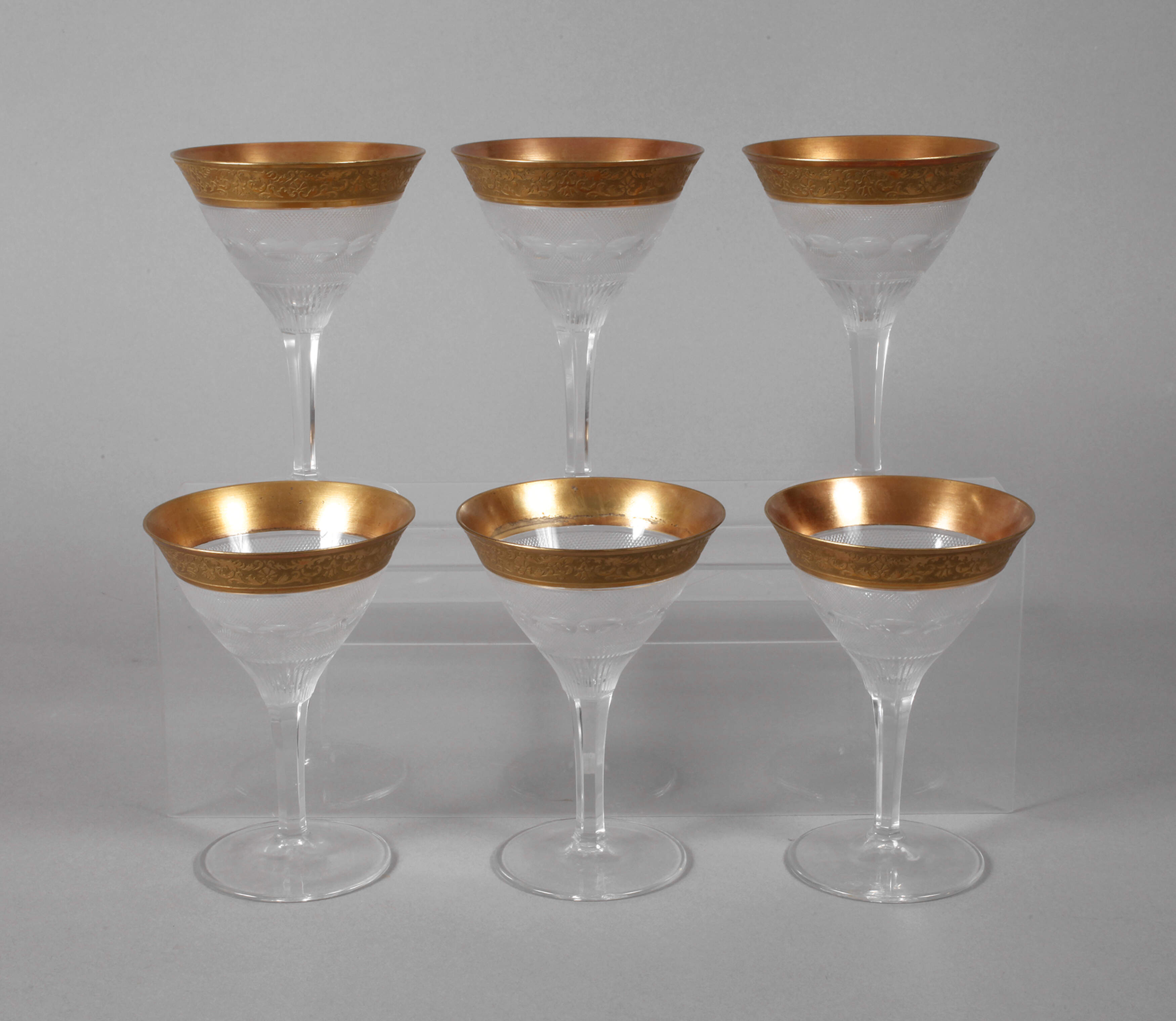 Moser Karlsbad sechs Sektschalen