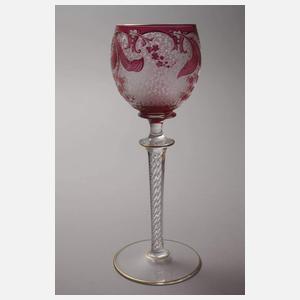 Paar Prunkrömer Ätzdekor