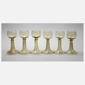 Sechs Weinrömer Historismus