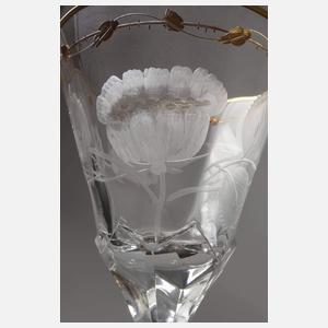 Moser großer Sektkelch "Rose"