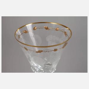 Moser großer Sektkelch "Rose"