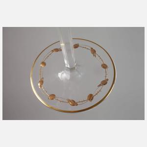 Moser großer Sektkelch "Rose"