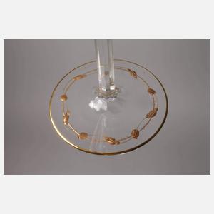 Moser großer Sektkelch "Rose"