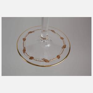 Moser großer Sektkelch "Rose"