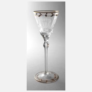 Moser großer Sektkelch "Rose"