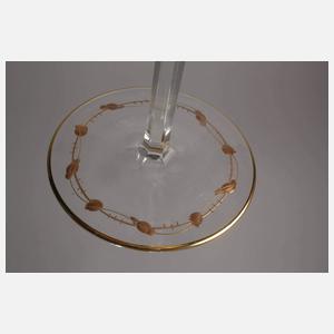 Moser großer Sektkelch "Rose"