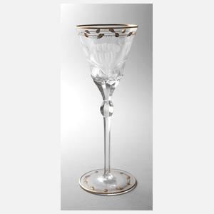 Moser großer Sektkelch "Rose"